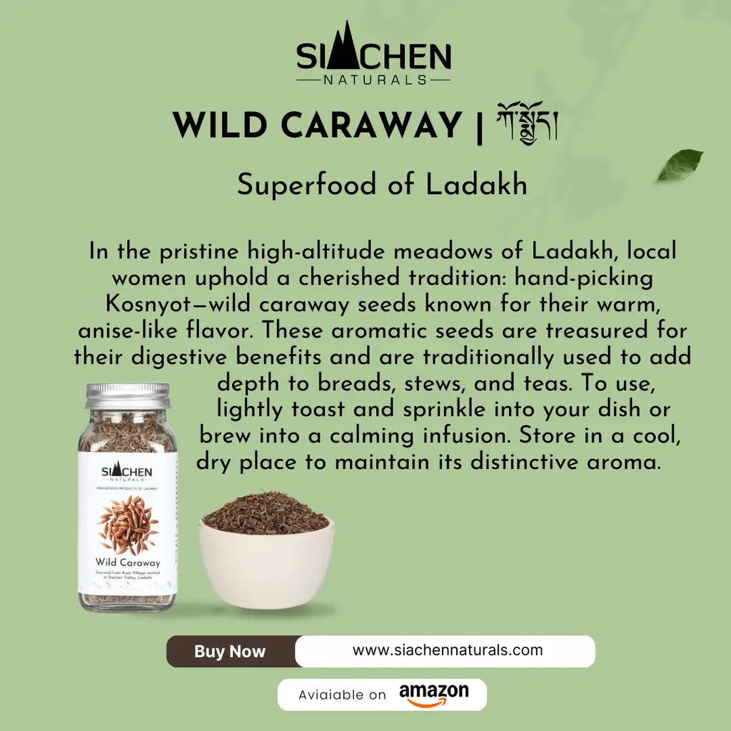 Wild Caraway seeds Superfood of Ladakh