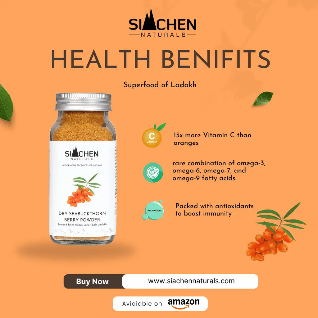 Benefits of sea buckthorn powder vs juice