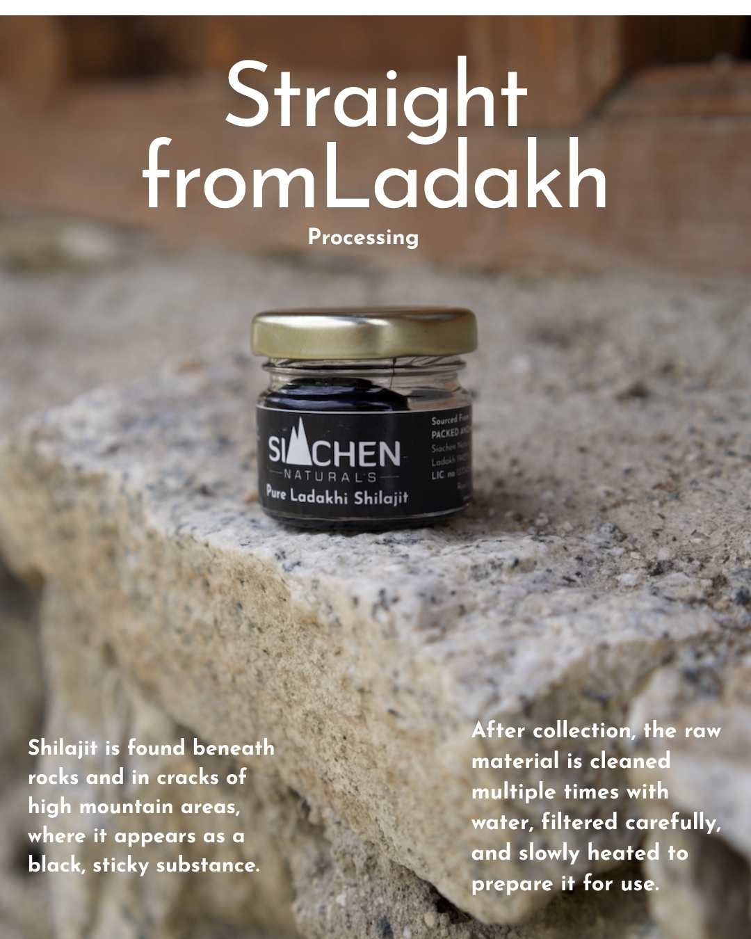 Pure Ladakhi Shilajit 100% pure