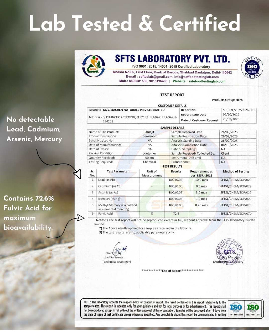 Pure Ladakhi Shilajit 100% pure