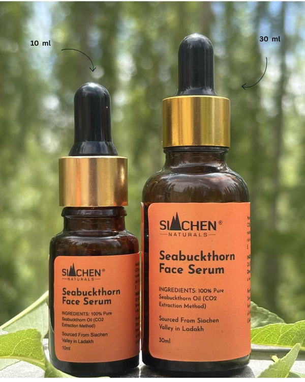 Seabuckthorn Face Serum | Pure CO2 Extracted Oil from Siachen Valley, Ladakh